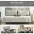 Homestar Sofa postelja 141x90x81 cm siva