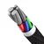 BASEUS Kabel za iPhone USB-C – Lightning, hitro polnjenje 20 W, 1 m – črn