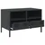 TV ormarić crni 68 x 39 x 43,5 cm hladno valjani čelik