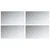 Stepenica Pravokutni 4 pcs Srebrno 90 x 50 cm Aluminij