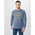 JACK & JONES Majica Jeans, modra