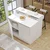 Hanah Home 2798 kuhinjski sto s policama 120 × 100 × 80 cm, bela