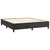 Krevet box spring s madracem LED crni 180x200cm od umjetne kože