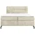 Esposa BOXSPRING POSTELJA 160 cm  x 200 cm , tekstil barve šampanjca