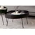 Hanah Home Klub sto Ilo, 80x47x80 cm, Crni