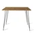 Hanah home Trpezarijski sto Sandalf Square 90x75x90cm Hrast