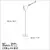 Opviq Podna lampa Tulip 13816, 30 x 30 x 168 cm, 250 cm Kabl, E27, Zlatne boje
