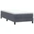 Box spring krevet bez madracem tamnosivi 80 x 220 cm baršunasti