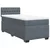 Vidaxl Box spring postelja z vzmetnico temno siva 90x200 cm žamet