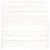 Vidaxl Kompostnik bel 80x80x78 cm trdna borovina