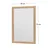 Hanah Home Ogledalo Sesso Natural, 50x75cm, Braon