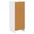 Ormar s ladicama Bijela visokog sjaja 33 x 34,5 x 87 cm