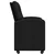 Blagovačke stolice s kotačima 2 pcs Crna 57 x 67 x 95 cm