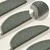 Vidaxl Preproge za stopnice 15 kosov temno zelene 56x17x3 cm
