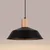 Sollux SL.1322 - Luster na sajli FANO 1xE27/15W/230V prečnik 34 cm crna