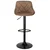 EH Barski stol Cydro Black Mokka Velvet