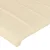 Vidaxl LED posteljno vzglavje krem 183x16x118/128 cm blago