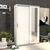 Hanah Home Klizni plakar Prt-620-Bb-3, 120x38x187 cm, Beli