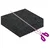 Gumenasti granulatni vanjski pod Crna 9 x 9 x 2 cm Guma