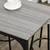 Homestar Set barske mize 5-delni 110x50x895 cm siva