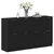 Kreveta 2 pcs Crni hrast 60 x 30 x 70 cm Konstruirano drvo