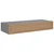 Zidne police s ladicom 2 kom sive 60 x 23,5 x 10 cm MDF