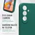 Maska 3D Camera za Xiaomi Redmi Note 13 Pro Plus (EU) 5G tamno, Zelena