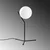 Opviq Stona lampa Luminar-14160, 35x30x52 cm, IP20, Crna