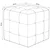 Vidaxl Tabure 2 kosa 30x30x30 cm žametno blago
