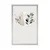 Plakat boho rastline v krogu - 40x60 silver
