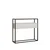Hanah Home Konzola Guarda, 100x90x29 cm, Bela