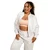 BeastPink Women‘s Bliss Zip-Up Sweatshirt Grey