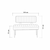 HANAH HOME Trpezarijska klupa Vina 0900 1 StoneAtlantic
