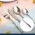 Childrens cutlery set, 4 pieces, stainless steel - MasterClass