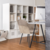 eoshop Dizajnerski stol, sivo-rjava taupe Žametna tkanina, CIRKON