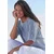 VIVANCE Bluza modra/golobje modra