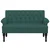 Klupa s naslonom tamnozelena 120 x 62 x 75,5 cm od tkanine