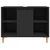 Ormarić za umivaonik crni 80 x 33 x 60 cm konstruirano drvo