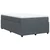 Vidaxl Box spring postelja z vzmetnico temno siva 120x200 cm žamet