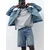 Pull&Bear Kavbojke  moder denim