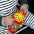 KIDS II Baby Einstein zvečka - Cals sensory shake-up, Žuto-crvena