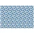 Samolepilna tapeta modri akvarelni listi - 196x270