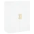 vidaXL Stenska omarica bela 69,5x34x90 cm