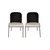 Hanah Home Dore 145 V2 Stolica, 2 komada, Krem
