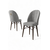 Hanah Home Set stolica Ritim, 44x96x42 cm, 4 komada, Sivo-braon