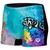 Arena boys swim short placement black/multi 152cm
