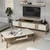 Hanah Home Set TV Komoda i klub sto Krem