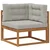 Set vanjskih sofa 8 kom. Prirodna i svjetlosiva