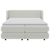 Boxspring Krevet Elodie 180/200 cm , sivo-bela