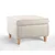 Atelier del Sofa Tabure Roscen, 63x43x63cm, Krem
